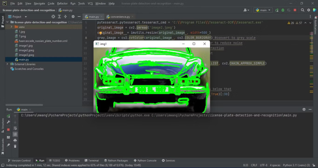 如何使用Python检测和识别车牌？