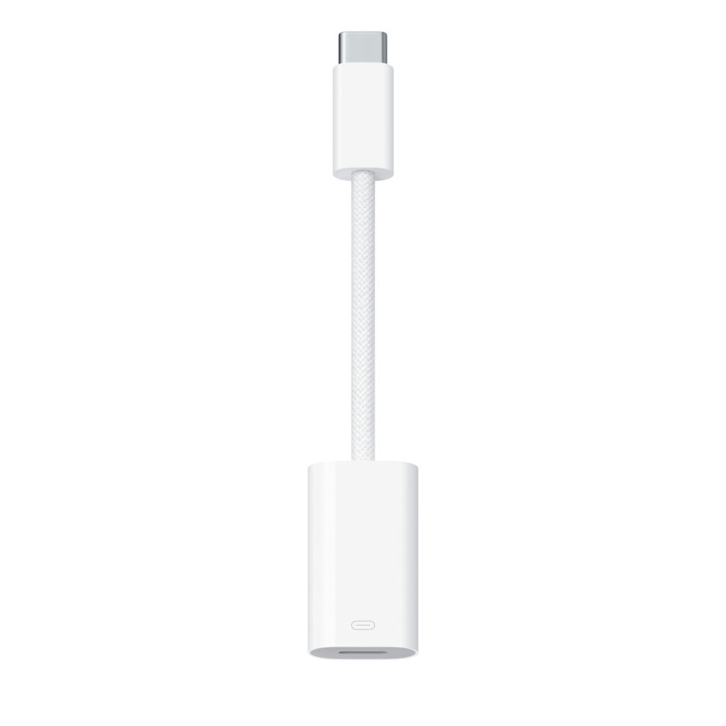 苹果发布USB-C至Lightning转换器，助您兼容iPhone 15的Lightning配件！