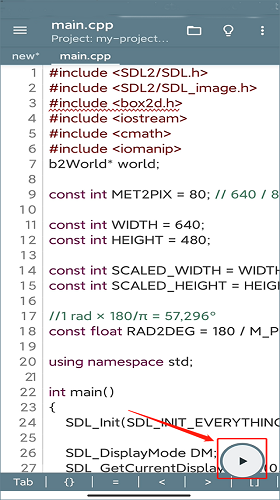 Cxxdroid怎么运行代码 操作方法介绍