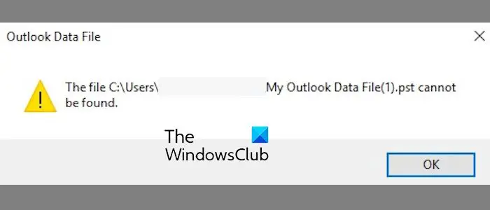 Office 365提示找不到Outlook PST文件