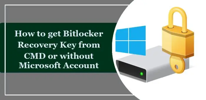 没有Microsoft账户的情况下，如何在CMD中获取BitLocker恢复密钥