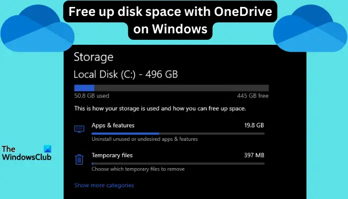 如何在Windows 11上使用OneDrive释放磁盘空间