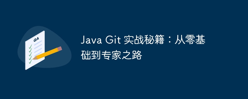 Java Git 实战秘籍：从零基础到专家之路