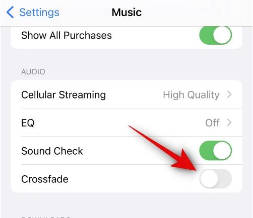 如何在iPhone上启用和自定义Apple Music的交叉淡入淡出