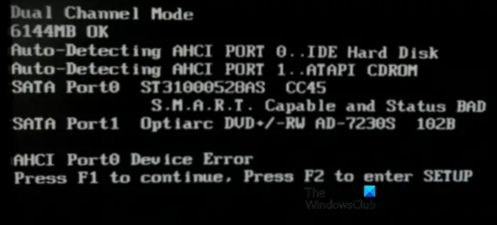 解决Windows计算机中AHCI端口0设备故障