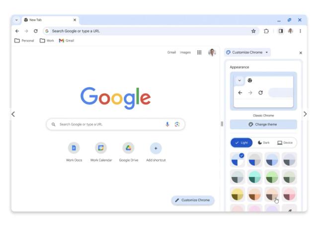谷歌Chrome浏览器已广泛推出 Material You 新设计!