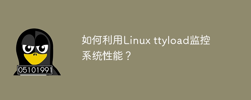 使用Linux ttyload来监测系统性能的方法