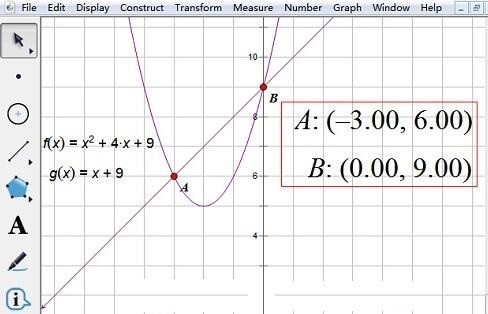 几何画板解方程的简单方法