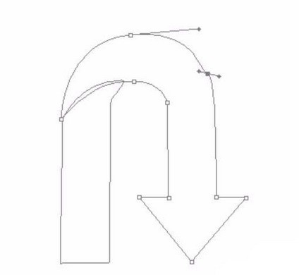 ps cs6画出折纸效果拐弯箭头的详细教程