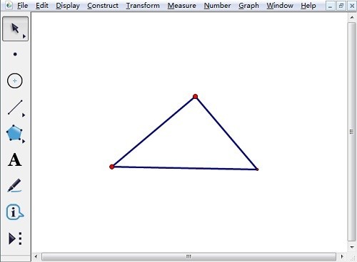 几何画板绘制半圆的操作方法