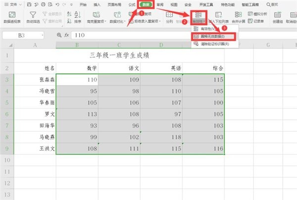 Excel怎么添加数据标识圈_Excel添加数据标识圈方法