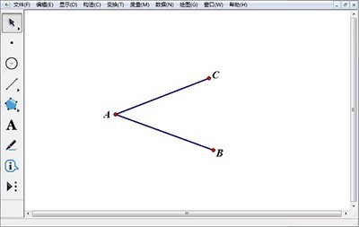 几何画板绘制角平分线的简单方法