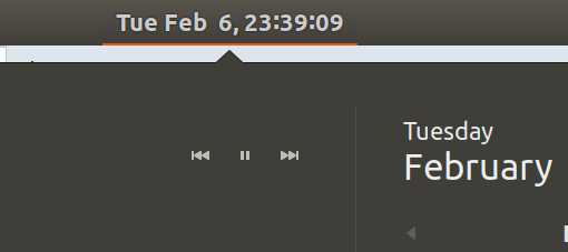 如何在Ubuntu17.10的顶栏中显示日期和计时？