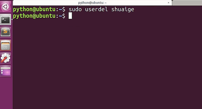 Ubuntu系统如何删除普通用户及其账户