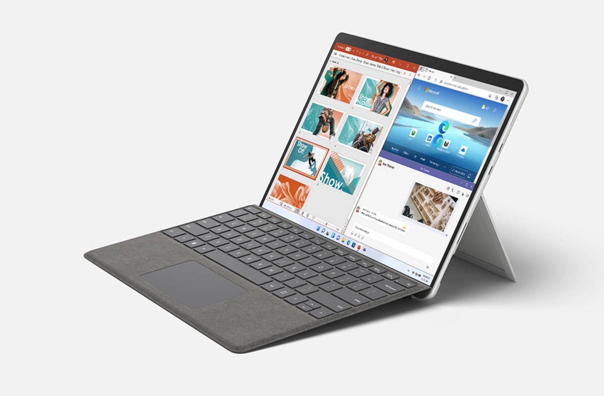 最新的 Surface Pro 8 系统更新支持新的 Surface Pen 和 Type Cover。