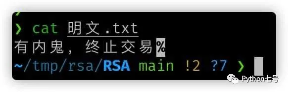 用 Python 实现 RSA 加解密算法