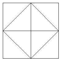 通过重复连接中点形成的正方形的面积是多少？