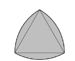 在一个圆内切的正方形中的最大鲁尔三角形在C中的翻译是什么？