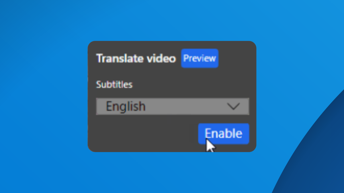 Microsoft Edge 视频翻译功能目前仅支持 4 种语言 - 您知道哪些语言是支持的吗？