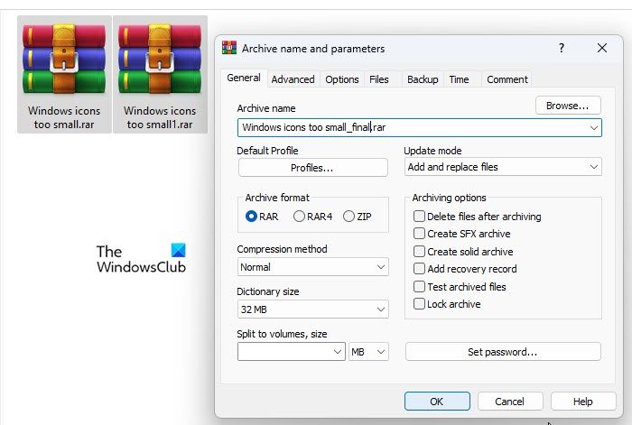 如何在Windows 11中拆分或合并RAR文件