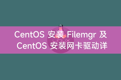 CentOS安装Filemgr并提供CentOS网卡驱动安装的详细教程