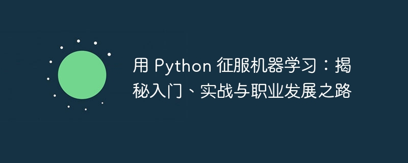 用 Python 征服机器学习：揭秘入门、实战与职业发展之路