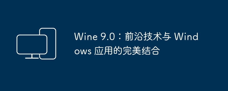 Wine 9.0：最新技术助力 Windows 应用的卓越表现