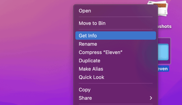 在Mac上修改文件夹的颜色的方法