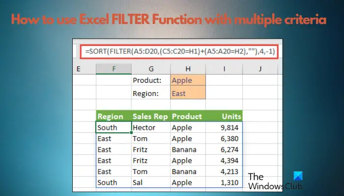 Excel过滤功能的多条件使用方法