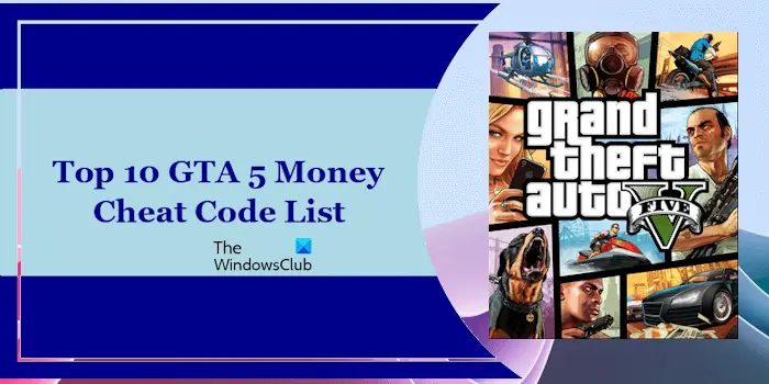 前10名GTA 5金钱诈骗代码榜单