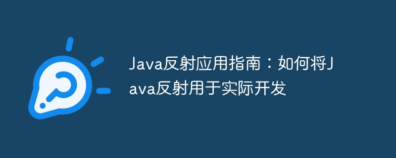 Java反射应用指南：如何将Java反射用于实际开发