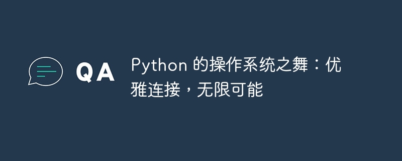 Python 的操作系统之舞：优雅连接，无限可能