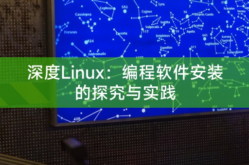 深度Linux：编程软件安装的探究与实践