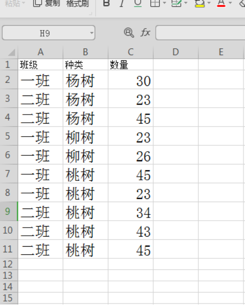 在Excel中对数据进行分类的方法