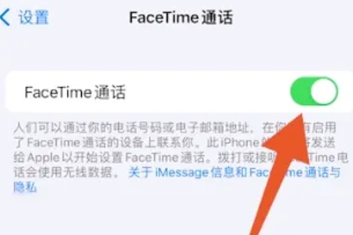 苹果facetime通话怎么用