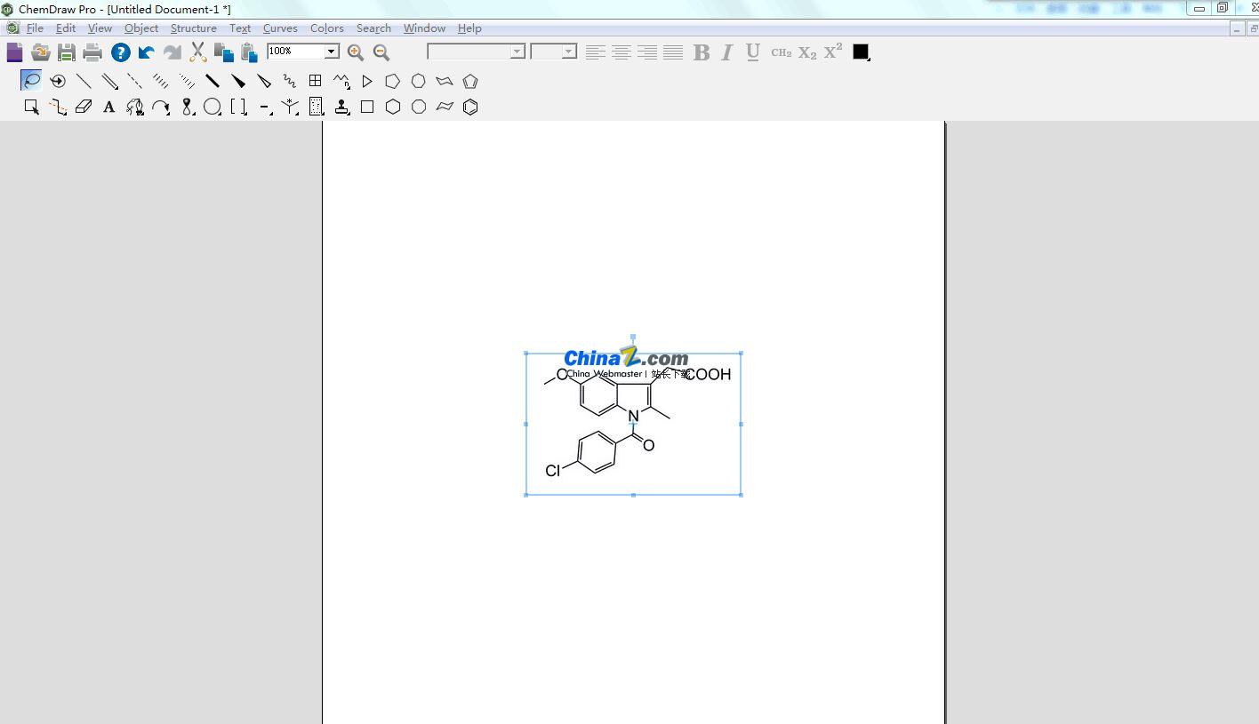 化学结构式绘图编辑软件(ChemDraw Std)