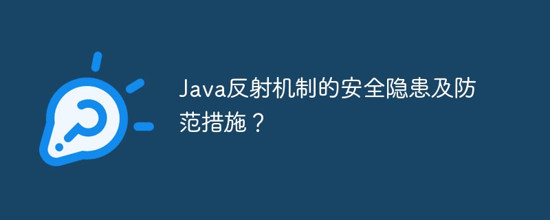 Java反射机制的安全隐患及防范措施？