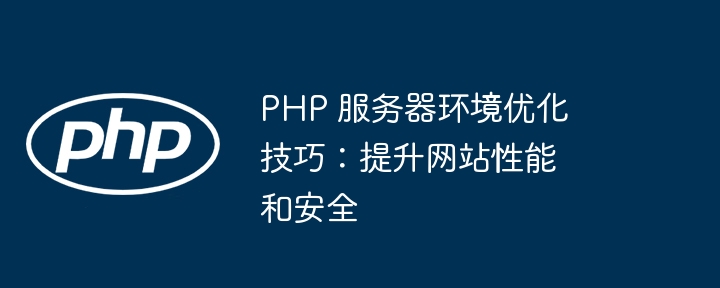 PHP 服务器环境优化技巧：提升网站性能和安全