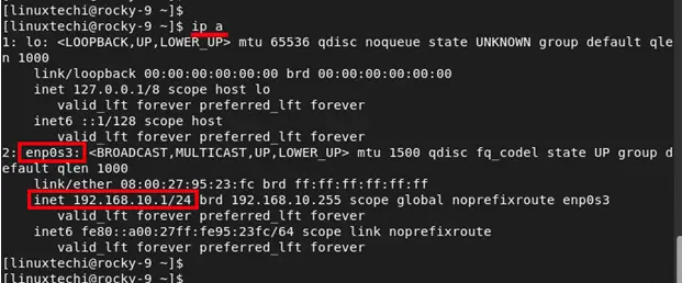 配置 DHCP 服务器在 RHEL 9 / Rocky Linux 9 上
